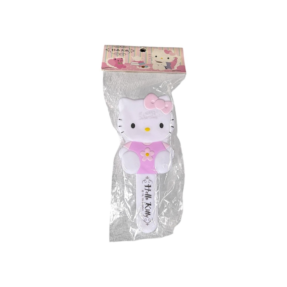 Hello Kitty Sanrio Mini Hairbrush Pink & White Kawaii 2000s Collectible Sealed